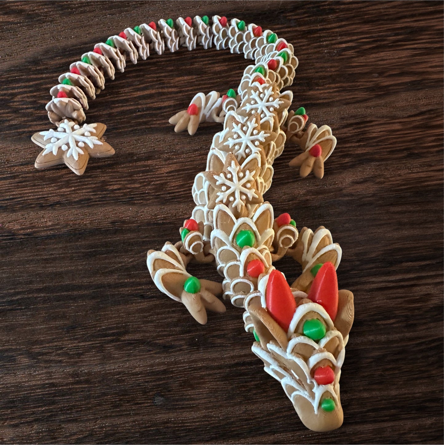 Holiday Gingerbread Cookie Dragon
