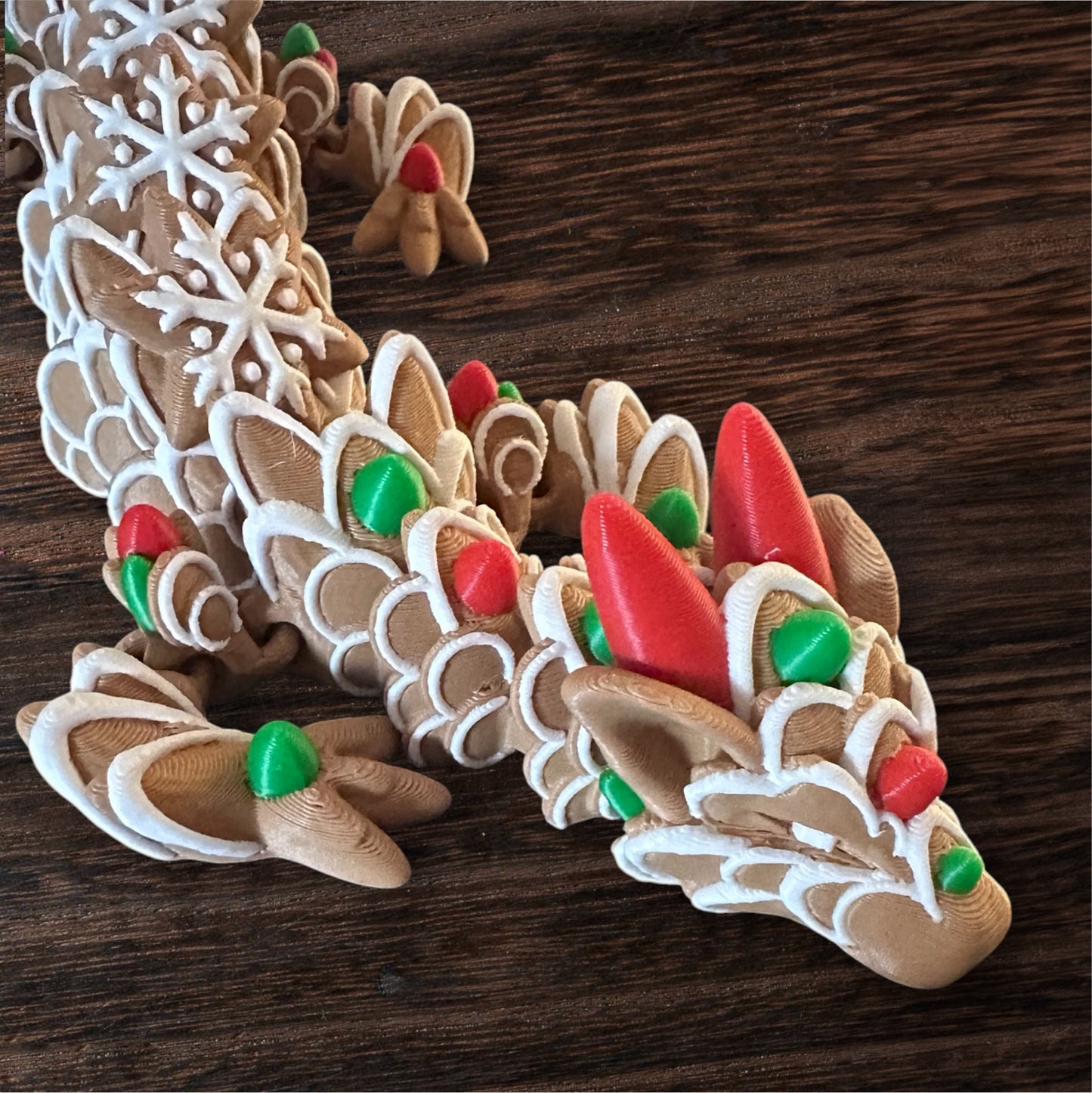 Holiday Gingerbread Cookie Dragon